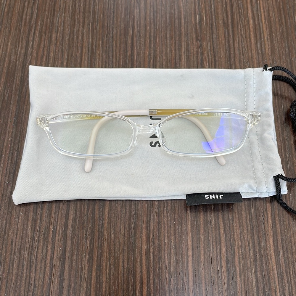 JINS PC Airframes Blueblocking glasses